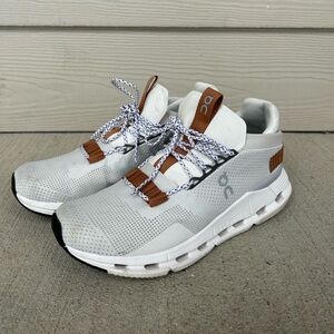 ON RUNNING Cloudnova Women’s Running Shoes (White/Pearl) Size 9